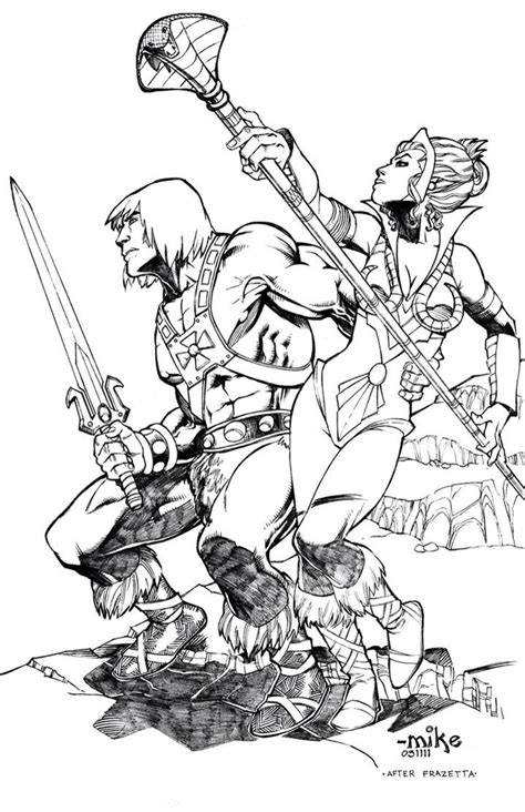 Download this fun spider man coloring page. 147 best COLORING BOOK PAGES of the MOTU/POP Universe ...