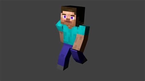 Minecraft Steve Walking Animation Youtube