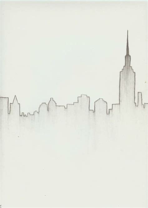 Los angeles downtown skyline outline, cityscape, line drawing, shape images, photography this download is an easy way to have the new york city skyline drawing on your computers and stock illustration: New York City Skyline Download | new york skyline art ...