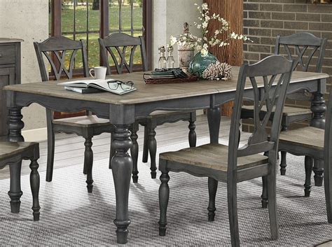 Homelegance Hyacinth Oak Wash And Gray Extendable