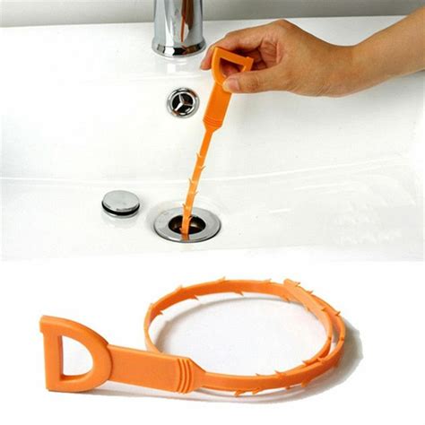 With the trap and its arm removed, you can already access the pipe to snake the drain. Tool Sink Unclog Cleaner Hair Hook Bathroom Drain Clog ...
