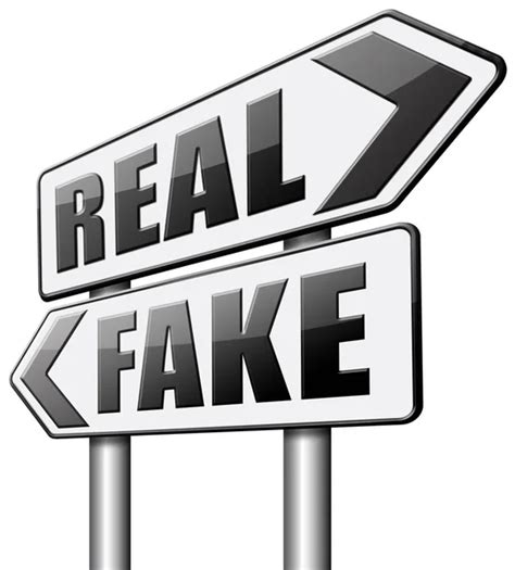 Fake Versus Real Sign — Stock Photo © Kikkerdirk 73976737