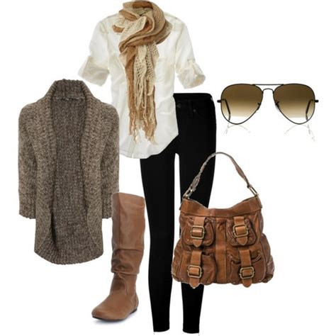Warm And Cozy Polyvore Combinations For The Winter