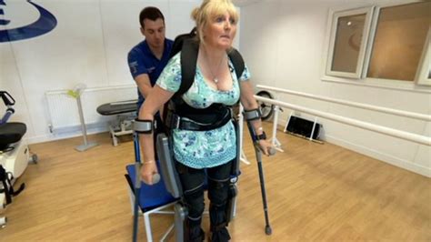 Exoskeleton Helps Paralysed Patients To Walk Again Bbc News