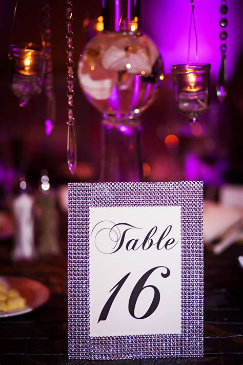 Bling Table Numbers Bling Table Numbers Diy Wedding Table Decorations