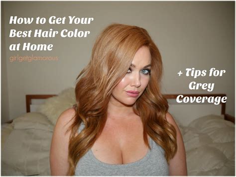 How To Get Your Best At Home Hair Color My Strawberry Blonde Formula Grey Coverage Tips