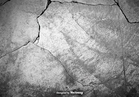 Vector Gray Cracked Concrete Texture 118364 Vector Art At Vecteezy