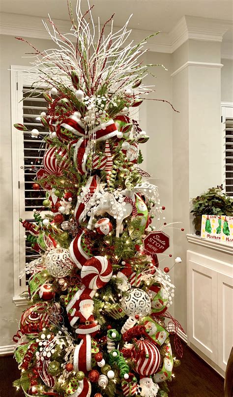 Candy Cane Christmas Tree Designed By Andrea Oaks Rose Gold Christmas