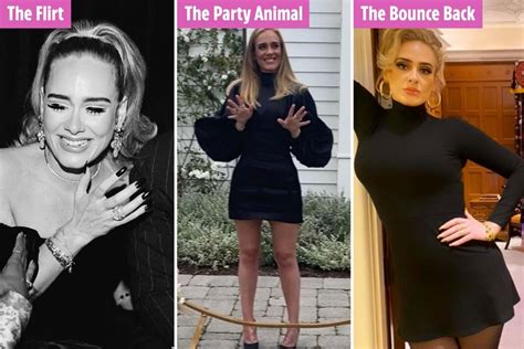 Adele Uses ‘bounce Back’ Poses To Show Off 7st Weightloss With The Flirt Proving Life’s One Big