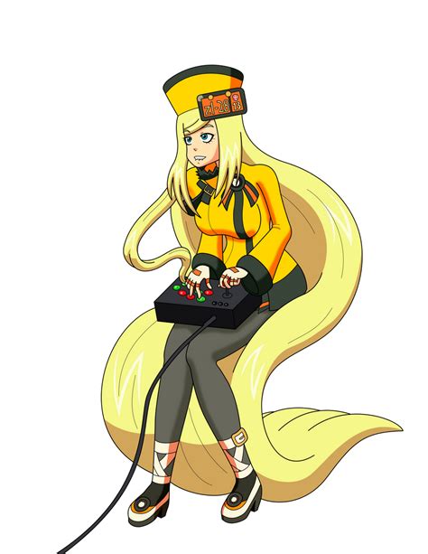 Millia Rage Playing A Fighting Game By Megatronman On Deviantart