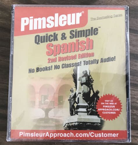 Pimsleur Quick And Simple Spanish 8 Lessons On 4 Cds 2nd Revised