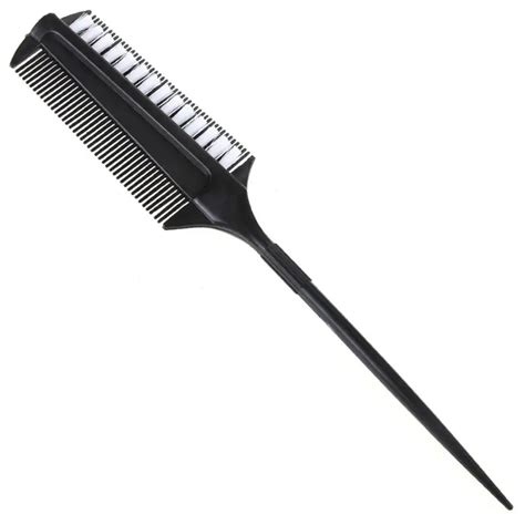 Comb Hair Brush Minimalist Design Beauty Barber Scissor Hair Cut Style