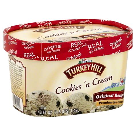 Turkey Hill Cookies N Cream Premium Ice Cream Fl Oz Walmart Com