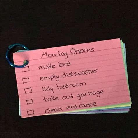 Weekly Chores For Kids Mommy Moment