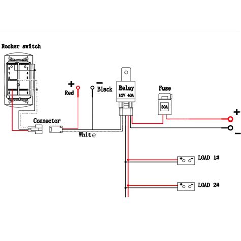 The maximum current load is about 16 amps at 12 volts so you can safely power plenty of led tubes thousands. Quality Assurance Momentary Carling Lighted 5 Terminals 5 Pin Rocker Switch Wiring Diagram - Buy ...