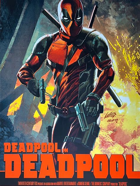 Deadpool 2016 Rob Liefeld Poster Movie Print Sold Out Posters