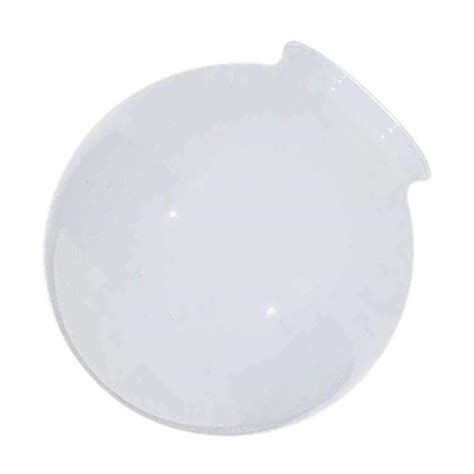 Buy 6 Inch White Glass Globe 3 1 4 Inch Fitter Opening Online At Desertcartuae