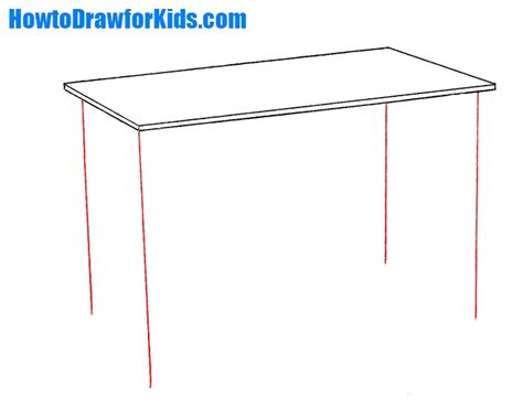 How To Draw A Table For Kids Easy Drawing Tutorial