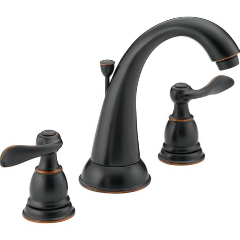 Some bronze bathroom sink faucets can be shipped to you at home, while others can be picked up in store. Shop Delta Windemere Oil-Rubbed Bronze 2-Handle Widespread ...