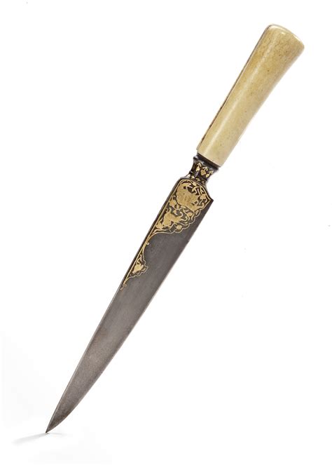 a safavid gilt decorated dagger persia 17th century