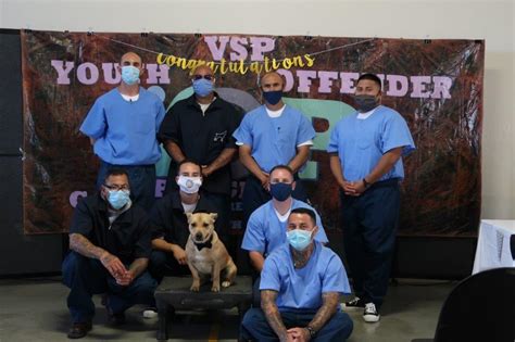 Valley State Prison Youthful Offenders Graduate From Junior Mentor