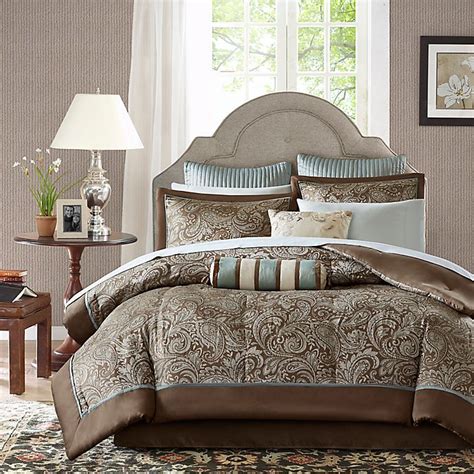 12 Pc Comforter Set Amazon Com Madison Park Cozy Bed In A Bag