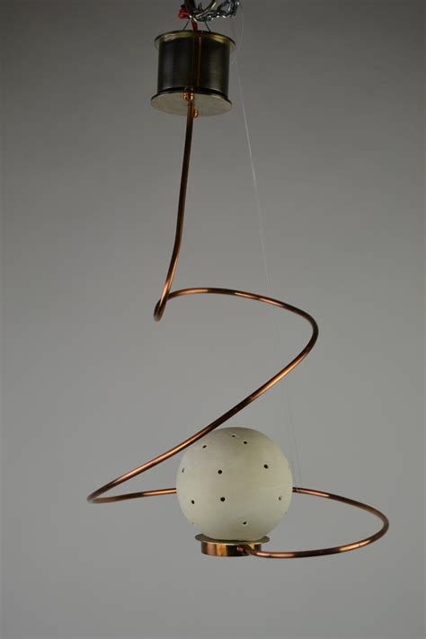 Vintage Futuristic Space Age Ceiling Light Spherical 1980s At 1stdibs
