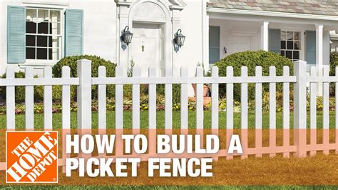 How to Build a Spaced Picket Fence | The Home Depot - YouTube
