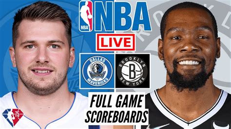Dallas Mavericks Vs Brooklyn Nets Nba On Live Full Game Scoreboard Streaming Today 2022 Youtube