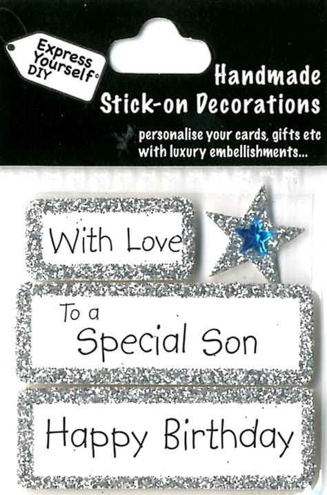 We did not find results for: Happy Birthday Special Son DIY Greeting Card Toppers ...