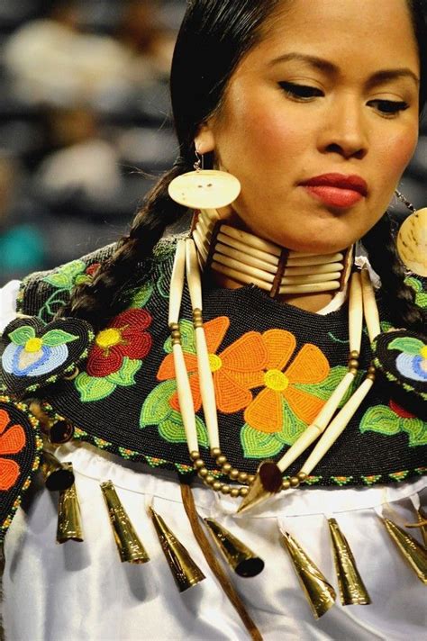 Sheena Cain Jingle Dress Dancer Model Beautiful Workmanship And Proud Dancer Native American