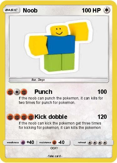 Pokémon Noob 1312 1312 Punch My Pokemon Card