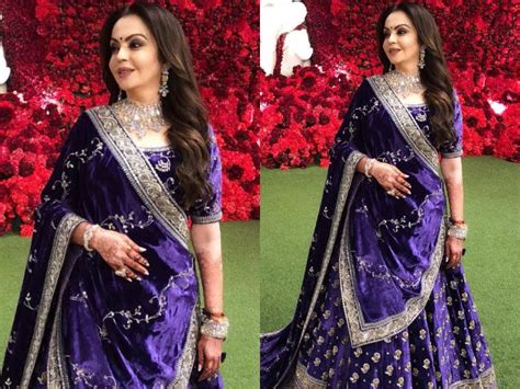Nita Ambani Shows How To Dress Like A Mother Of A Bride The Times Of