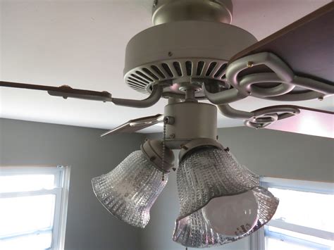 A ceiling fan is a great alternative to an air conditioner, it is more stylish and doesn't make a lot of noise. Walks Like Rain: Serious Upcycle: Ceiling Fan Update & DIY ...