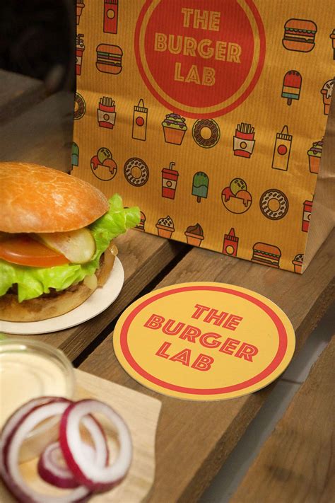 Isn't it nice to be a vegetarian not to eat meat? » THE BURGER LAB on Behance | Burger, Menu restaurant ...