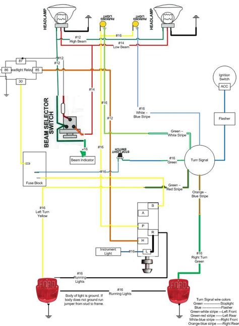 In all cases, the turn signal switch is also in charge of the hazard lights and to make in actuality, this wiring arrangement can be used even if you have no turn signal switch, which would then be substituted using standard buttons or flip. turn signal wiring 54 f100 - Ford Truck Enthusiasts Forums