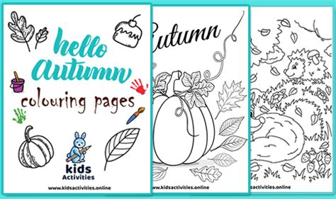 Download And Print These Preschool Autumn Coloring Pages For Free