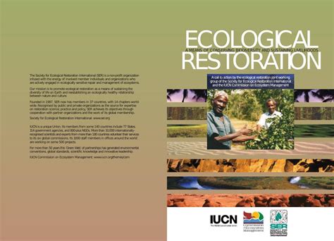 Ecological Restoration A Means Of Conserving Biodiversity And