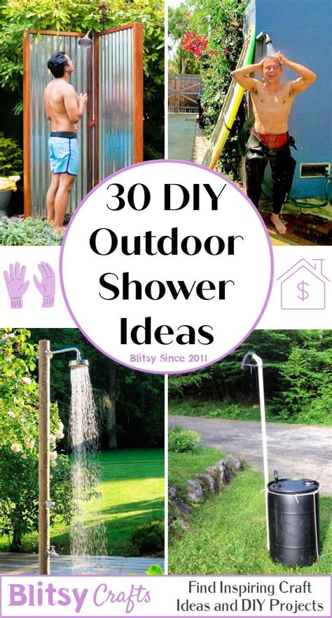 32 Beautiful Easy Diy Outdoor Shower Ideas A Piece Of Rainbow Vlrengbr