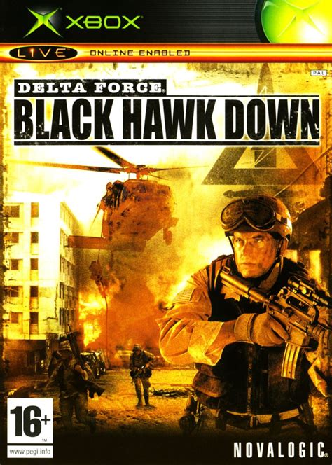 Delta Force Black Hawk Down 2005 Xbox Box Cover Art