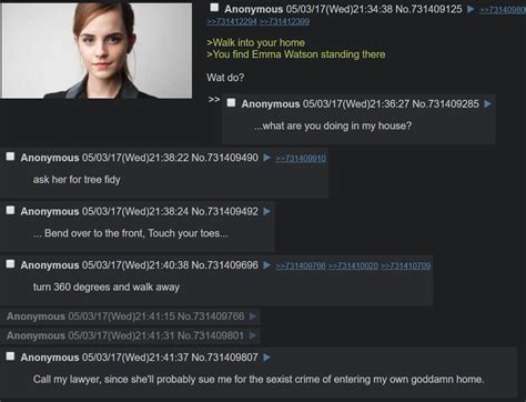 B Discusses The Hypothetical Situation Of Finding Emma Watson In