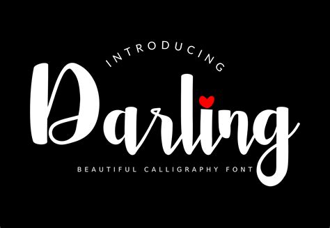 Darling Font By Goodrichees · Creative Fabrica