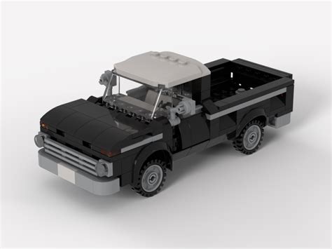 Lego Moc 1965 Chevrolet C10 Fleetside 8 Stud Wide By Jameshigson0512