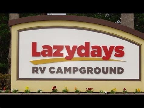 Maybe you would like to learn more about one of these? Lazydays RV Campground - Tampa, FL - YouTube