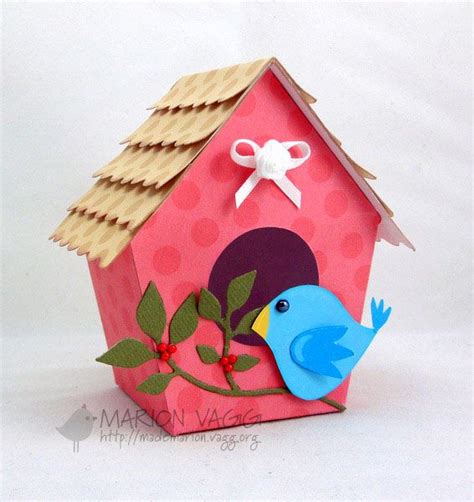Build a bird house with the kids' help. Print Candee Blog Hop | Birdhouse craft, Crafts, Paper crafts