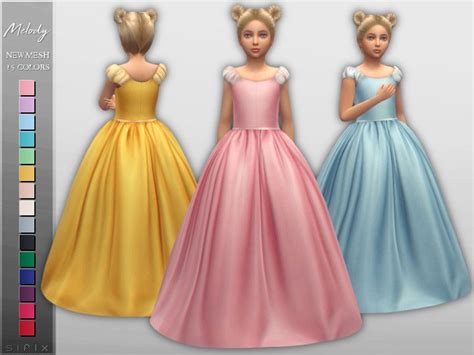New Mesh Found In Tsr Category Sims 4 Female Child Formal Sims 4