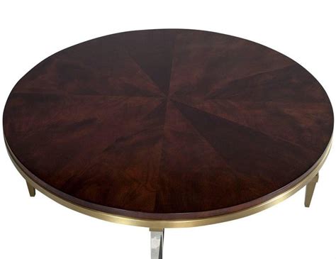 Never miss new arrivals that match exactly what you're looking for! Round Modern Burl Walnut Brass and Acrylic Cocktail Coffee ...