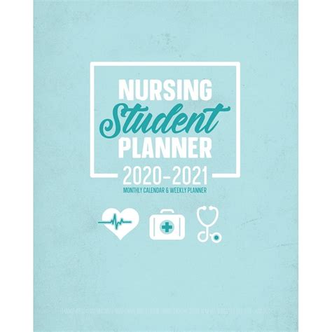 Nursing Student Planner 2020 2021 Academic Planner Weekly Monthly