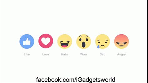 Facebook Reactions Now Globally Available Igadgetsworld
