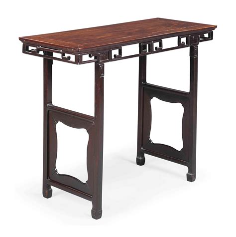 A Chinese Rosewood Altar Table Late 19th Early 20th Century Christies